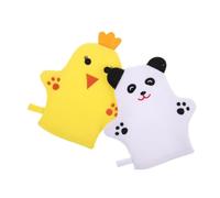 TIDTALEO 2 Pièces de Bain Doux en Fibre Synthétique pour Garçon et Filles Forme Animale, Prise en Main Facile et Nettoyage, Bain Bébés