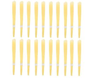 TIDTALEO 20PCS Accessoires de nettoyage du cérumen avec bouchon, curage oreille, anti-goutte, forme trompette, pour nettoyage des oreilles, 20 pièces