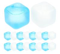 TIDTALEO 24 Cubes de Vin Ménagers Réutilisables en Pp Surface Lisse, pour Cafés et Amateurs de Whisky, Refroidissement Rapide et Nettoyage Facile