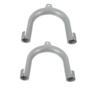 TIDTALEO 2pièces Crochet De Support Pour Tuyau De Drainage De Machine à Laver U-shaped Réglable Pour Maintien Sécurisé Optimal Débit Eau