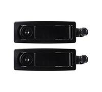 TIDTALEO 2pièces Loquet à Compression Réglable Alliage avec Actionnement par Bouton-poussoir Verrouillage Manuel pour Armoire Métallique Lot de Noir Clé