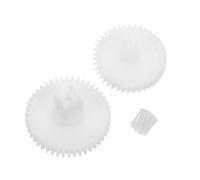 TIDTALEO 3 Pièces Pignon D’engrenage de Brosse Latérale pour Aspirateur Robot, Pièce de Remplacement, Abs Blanc, Entraînement Moteur Stable, Couverture de Nettoyage, pour Usage Domestique,