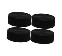 TIDTALEO 4 pièces Bouton Rotatif de Minuterie Noir pour Cuiseur à Pression Four Électrique Accessoire de Remplacement pour Friteuse à Air Bouton de Commande Polyvalent et Compact