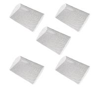 TIDTALEO 5 Pièces Écran en Acier Inoxydable 5 Mailles pour Pot de Fleurs et Bonsaï, Améliore Le Drainage et Minimise la Migration du Sol pour Jardin et Maison