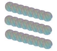 TIDTALEO 60 Autocollants Anti-Oiseaux en PVC Argenté pour Jardin et Abris, Repousse Oiseaux et Évite Collisions Fenêtres, Pack de 60 Pièces pour Extérieur et Intérieur
