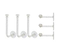 TIDTALEO 6pièces Support Mural pour Rangement Bandeaux et Élastiques Cheveux Organisateur Solide et Pratique pour Accessoires Capillaires Protège et Expose Vos Bijoux de Tête