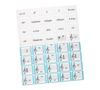 TIDTALEO 80 Pièces Notes de Musique Double Face Aide à Létude du pour Piano Violon et Instruments Cartes Pédagogiques Portables pour Garçon Fille et Débutants