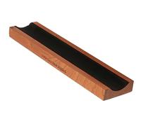 TIDTALEO Accessoire de Support en Bois pour Manche de Guitare Électrique et Basse, Coussin Ergonomique pour Repos du Cou, Outil Pratique pour Lutherie et Musiciens, Couleur Marron