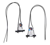 TIDTALEO Accessoires de Voiture et Résistante la Décoloration Décoration Unique 2pcs Suspendus Astronaute en Résine sans Gêner la Vue pour Rétroviseur