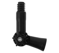TIDTALEO Adaptateur D'angle pour Perche Télescopique Filetée en Plastique Solide, Accessoire pour Rallonge de Balai, Tête Pivotante pour Nettoyage Fenêtres, Poussière et Surfaces