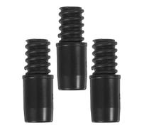 TIDTALEO Adaptateur de Pointe Filetée pour Manche de Balai 3pcs, Plastique Robuste, Installation Facile, Compatible Tube 22mm, pour Balai Serpillière à Domicile
