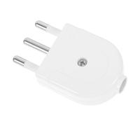TIDTALEO Adaptateur Secteur Italien à 3 Broches pour Appareils Électriques Haute Puissance, Design Détachable en PC Blanc, Compatible Maison et Bureau