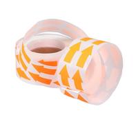 TIDTALEO Autocollants Fluorescents en Papier Orange 1×3 Cm Flèche pour Loisirs Créatifs et École, Étiquettes Adhésives Sûres sans Danger Mains