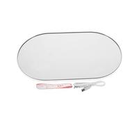 TIDTALEO Balance Numérique Portable Compacte Pèse-personne Électronique Précis pour Santé Miroir Ovale Rechargeable Usage Domestique et Voyage