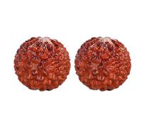 TIDTALEO Balles de Massage pour Mains en Bois de Litchi 2pcs Résistantes la Déchirure L’éclatement pour Relaxation et Décompression des Mains et Avant-bras