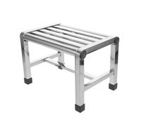 TIDTALEO Banc de Bain Stable et Sûr en Acier Inoxydable Étanche Tabouret de Salle de Bain Compact et Aide la Mobilité pour Adultes, Usage Baignoire