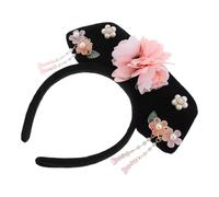 TIDTALEO Bandeau pour Design Rétro Palais Unique Royal en Polyester Confortable Accessoires pour Cheveux Polyvalents pour Fêtes Filles et Performances