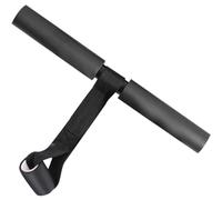 TIDTALEO Barre D'exercice Abdominale Taille Bras et Outil Sûr et Élastique Noire en Acier et Pvc Aide la Remise à Domicile et Entraînement Quotidien Entraînement Quotidien