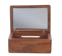 TIDTALEO Boîte à Musique DIY en Bois Marron 15 Notes, Coffret en Verre pour Créativité Musicale, pour Anniversaires et Occasions Spéciales