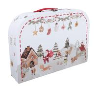 TIDTALEO Boîte Cadeau Décorative Portable pour Fêtes Boîte Cadeau Papier pour Contenir Bonbons et Biscuits pour Noël et Anniversaires