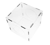 TIDTALEO Boîte De Meulage avec Couvercle Acrylique Transparent Housse Anti-poussière pour Outils De Polissage Optimale pour Atelier Compatible avec Outils De Gravure Et Meulage Design