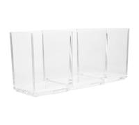 TIDTALEO Boîte de Rangement Acrylique Facile à Nettoyer pour Capsules de Café 3 Compartiments Organise Capsules pour Bar à Café ou Bureau Moderne