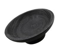 TIDTALEO Bol à Fruits en Bois Foncé Piédestal Surélevé, Plateau Rustique Multifonctionnel pour Décoration de Table à Manger et Rangement D’Objets