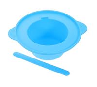 TIDTALEO Bol de mélange de masque en silicone trousse à outils de mélange de masque facial bols pour visage en silicone Gel de silice Bleu Réutilisable