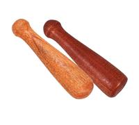 TIDTALEO Broyeurs D'ail en Bois 2pcs Tiges de Broyage Pratiques et Ustensiles Cuisine Faciles à Utiliser pour Assaisonnement