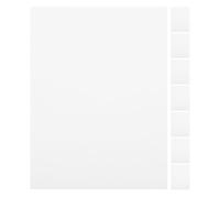TIDTALEO Cartes de Classification et D'identification des Diamants 8pcs Papier Blanc Léger pour Comparaison de Pierres Précieuses et Bijoux Outil Professionnel pour Gemmologues