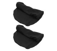 TIDTALEO Casquettes Dreadlocks Couvrant Longue Queue Style Street Lot de 2 en Spandex Noir pour Hommes et Femmes pour et Usage Quotidien