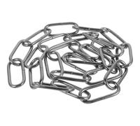 TIDTALEO Chaînette Suspendre Noire en Métal pour Lustre Cristal, Extension Décorative et Robuste pour Jardin et Cour Arrière