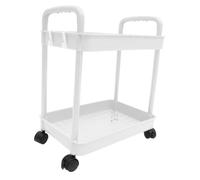 TIDTALEO Chariot de Rangement Mobile à roulettes Desserte pour Cuisine Salle de Bain Buanderie Étagère Roues Pivotantes Couleur