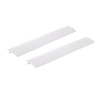 TIDTALEO Combleur D'espaces pour Cuisinière Gaz 63 Cm Plastique Résistant la Chaleur Protection Plan de Travail la Cuisine 2 Pièces Blanc Anti-graisse Facile à Nettoyer