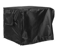TIDTALEO Couverture pour Cage à Chien en Tissu Oxford 210d Noir, Protection Robuste pour Niche Intérieure et Extérieure, Réduit L'anxiété et Assure L'intimité