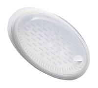 TIDTALEO Cuiseur Vapeur Poisson Micro-Ondes Couvercle Ventilation Grosse Capacité en Plastique Alimentaire Cuisson Vapeur pour Petits Pains et Raviolis