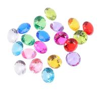 TIDTALEO de Pierres Précieuses Favorisant Imagination et Cognition Couleur Aléatoire en Acrylique 20 Pièces Colorées Jouets Trésors Éducatifs pour Décoration Maison pour