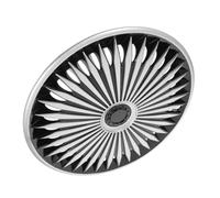 TIDTALEO Enjoliveurs De Moyeu 14 Pouces Argenté Universels pour Voitures, Polypropylène Solide, Protection du Moyeu, Remplacement Facile, Accessoire Extérieur Automobile Compatible