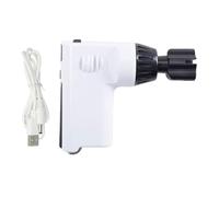 TIDTALEO Enrouleur de Cordes pour Entretien et Réparation D'instruments à Cordes en Abs Blanc Fonction Coupe-cordes, Accessoire Pratique pour Guitare Électrique et Folk