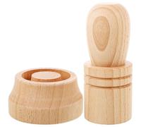 TIDTALEO Ensemble 1 Set Outil de Fabrication de Pots en Papier en Bois pour Jardinage, Fabriquer des Pots pour Plantes Pousser des Semis Facilement