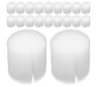 TIDTALEO Éponges Hydroponiques Blanches 100 Pcs, Blocs de Culture Hors- pour Serrage, Plaque Éponge Hydroponique Légère pour Plantation sans Terre, Germination Légumes de Blé