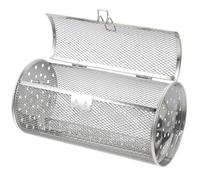 TIDTALEO Grille en Acier Inoxydable 12×23 Cm pour Barbecue, Cage à Griller Antirouille pour Noix et Légumes, Outils de Rôtissage la Cuisine Résistants et Pratiques