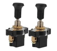 TIDTALEO Interrupteur De Phares 12v/24v Lot De 2, Interrupteur à Tirette Simple Pour Camion, Commande Éclairage Moteur 123, Contacteur De Porte Côté Conducteur, Adaptation Véhicule Utilitaire