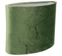 TIDTALEO -jour Structure Métal Ovale en Tissu Velours Vert Clair Facile à Installer et Élégante pour Lampe de Table et Lampadaire