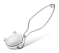 TIDTALEO Kit de Fusion de Métaux 3 Pièces 2 Creusets en Céramique Petite Taille, Pince à Creuset en Métal Résistant Revêtement Antidérapant, Outil de Coulée pour Fonte D'or, Argenté, Cuivre