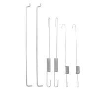 TIDTALEO Kit de Ressort de Rappel D'accélérateur en Fer Argenté Résistant à l'usure et Facile à Installer 2 Ensembles Accessoires Moteur Universels pour Générateur à Essence