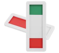 TIDTALEO Lot de 2 Panneaux de Porte en Acrylique Blanc Pratiques pour Bureaux et Salles de Conférence, Panneau « Occupé » Coulissant Facile à Utiliser et Résistant la Décoloration