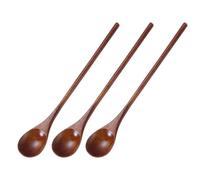TIDTALEO Lot de 3 Set de Set de Cuillères en Bois Cuisine, Ustensiles Simples et Élégants, Faciles à Nettoyer, pour Restaurant et Hôtel