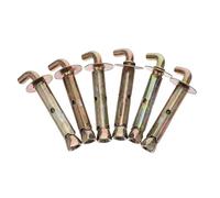 TIDTALEO Lot de 3 Sets de Sets de Crochets Muraux Robustes en Fer pour Chauffe-eau Électrique, Boulons D'ancrage à Expansion Longue M10x100, Stabilité Lourde et Anti-desserrage pour Béton