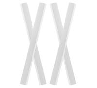 TIDTALEO Lot de 4 Bandes de Caoutchouc Gris 26 Cm pour Rebord de Rechange de Pelle à Poussière, Remplacement du Bord Souple pour Outil de Nettoyage Domestique, Protection et